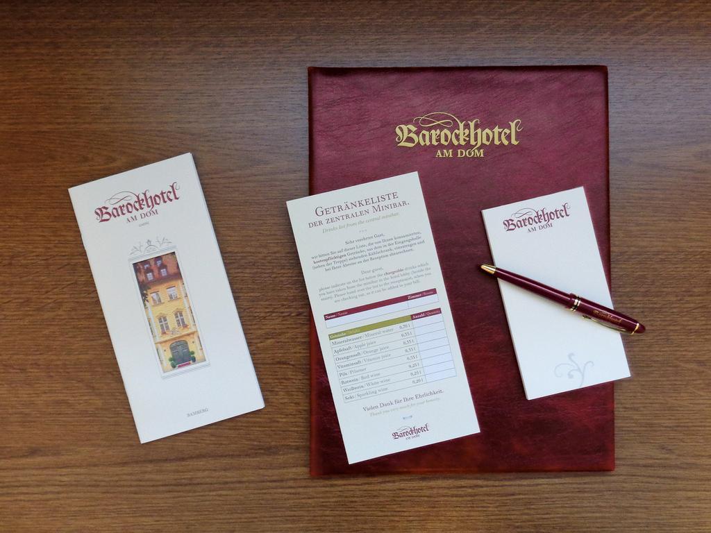 Barockhotel Am Dom Garni Bamberg Exterior photo